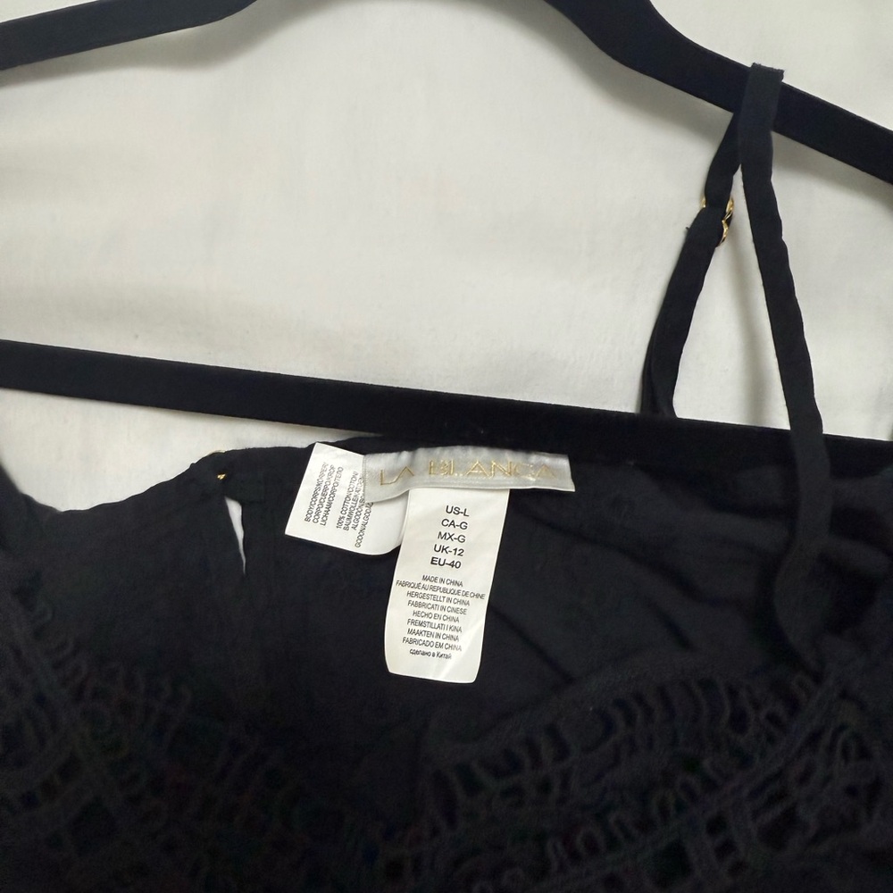La Blanca Black Swim Coverup